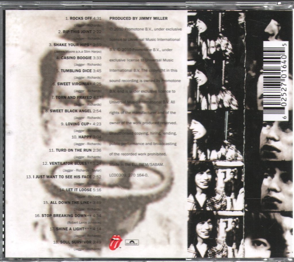 Rolling Stones - Exile On Main St. - Cd