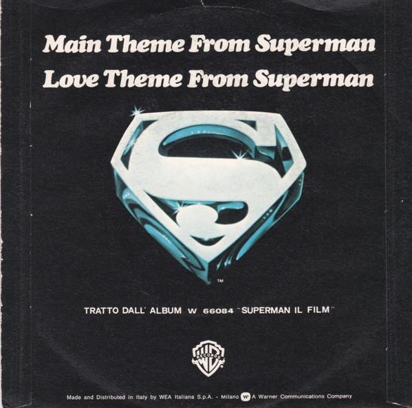 John Williams Conducting The London Symphony Orchestra - Main Theme From Superman - Superman Il Film - 7 Inch