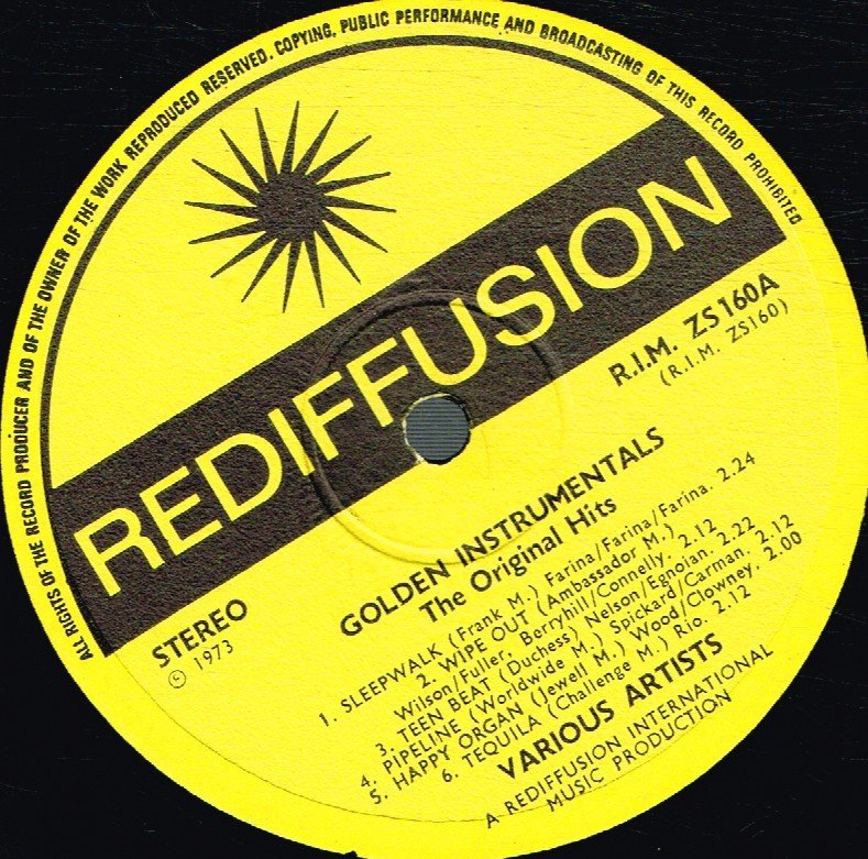 Various Artists - Golden Instrumentals - Lp