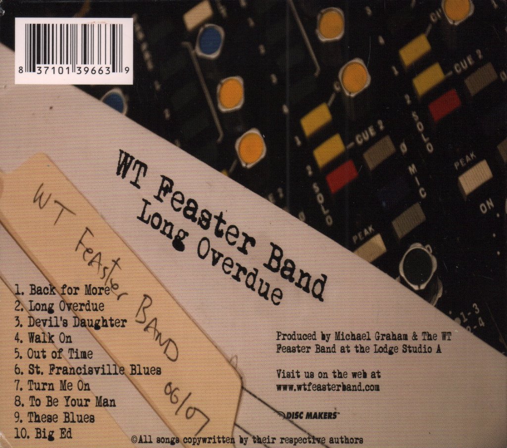 WT Feaster Band - Long Overdue - Cd