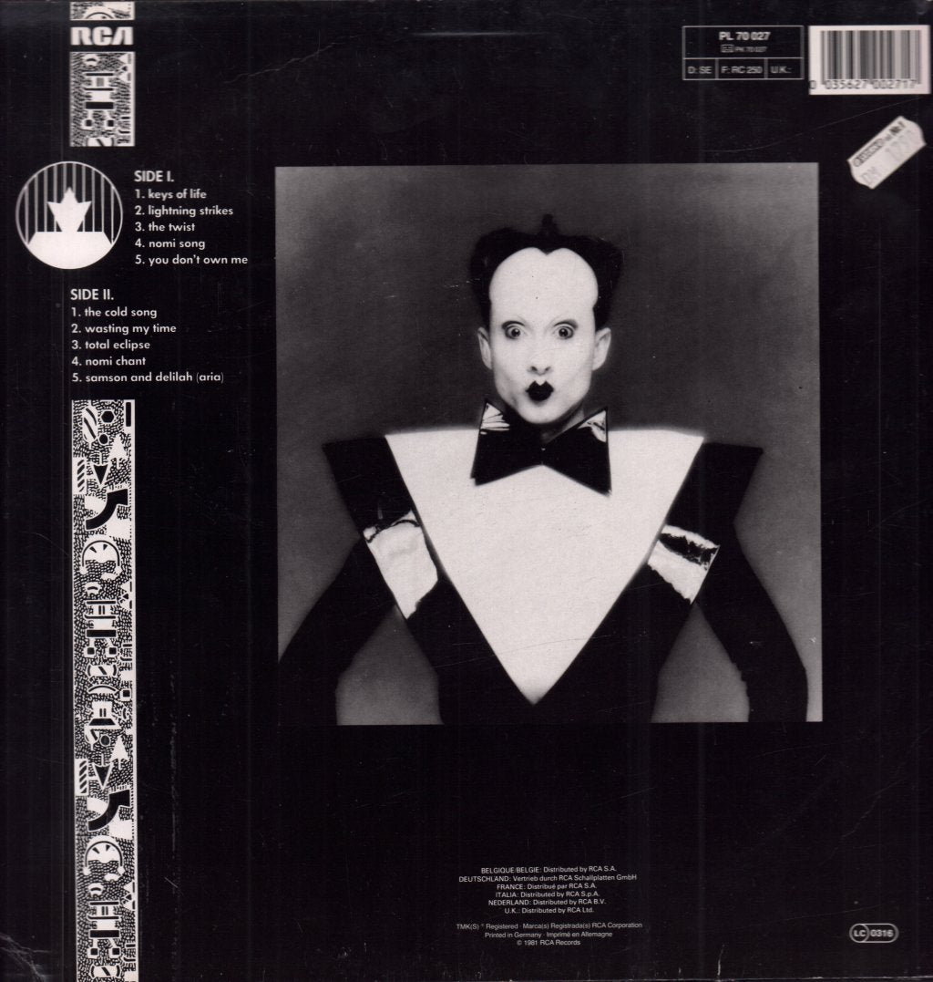 Klaus Nomi - Klaus Nomi - Lp