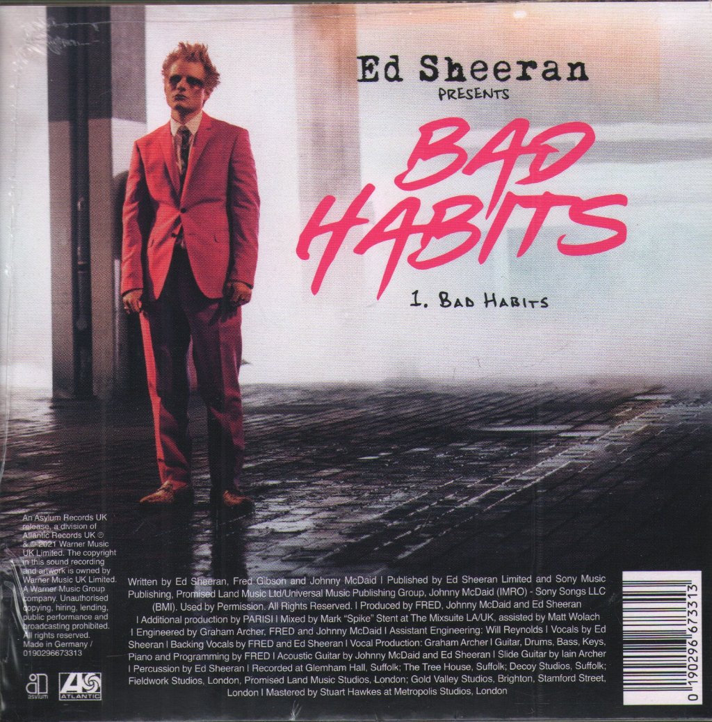 Ed Sheeran - Bad Habits - Cd