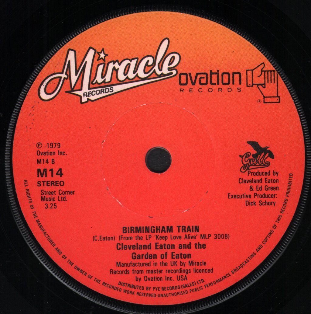 Cleveland Eaton And The Garden Of Eaton - I'm Lonely Tonight - 7 Inch