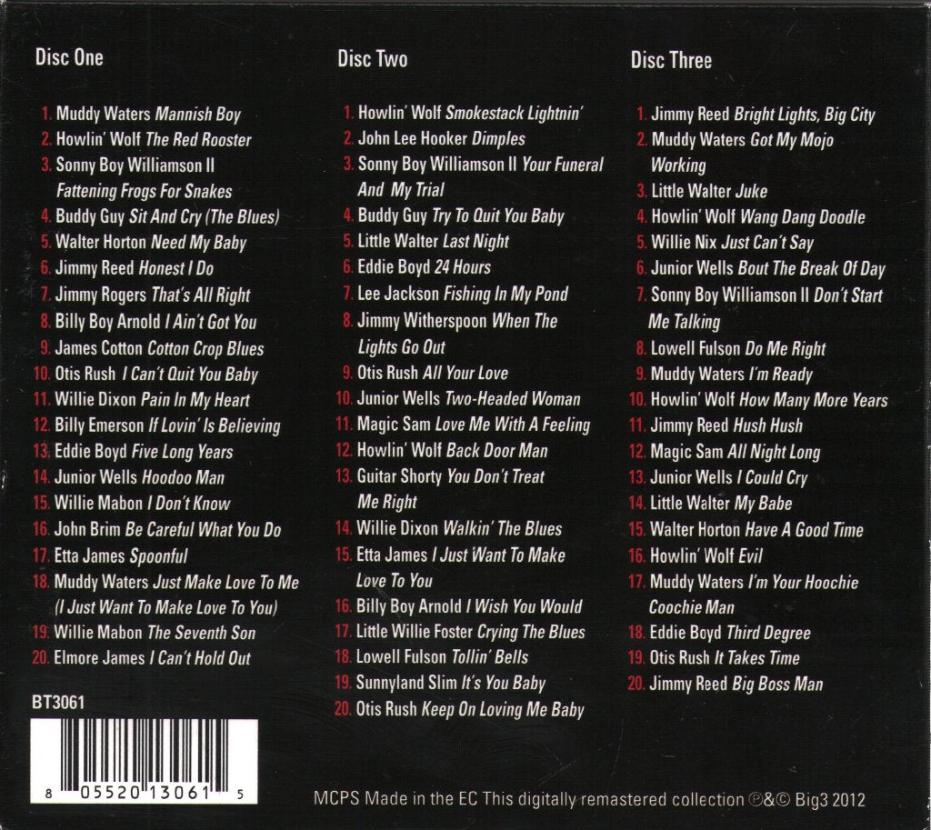 Various Artists - Chicago Blues - Triple Cd