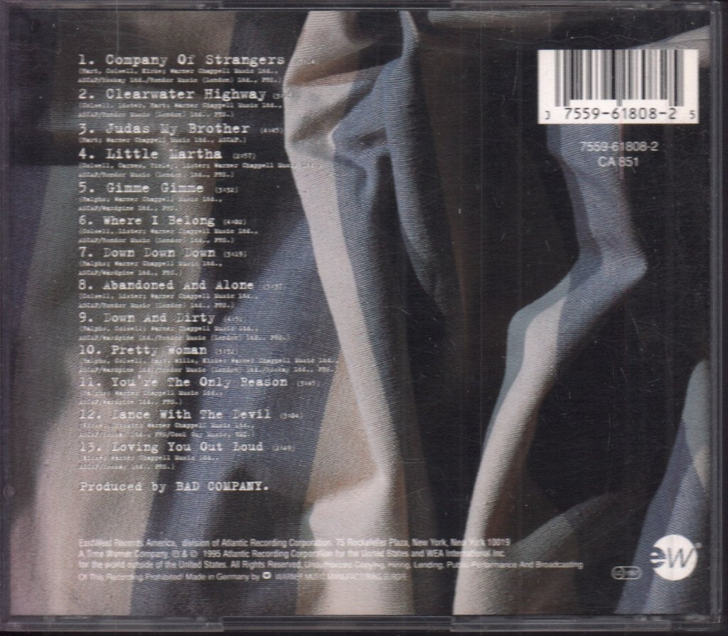 Bad Company (Rock Group) - Company Of Strangers - Cd