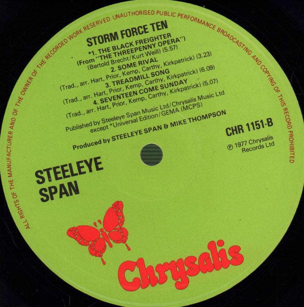 Steeleye Span - Storm Force Ten - Lp