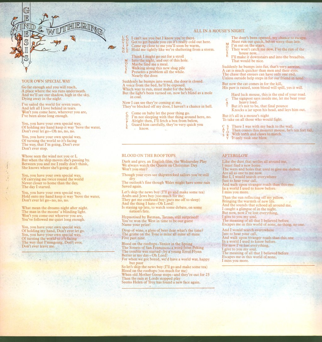 Genesis - Wind & Wuthering - Lp