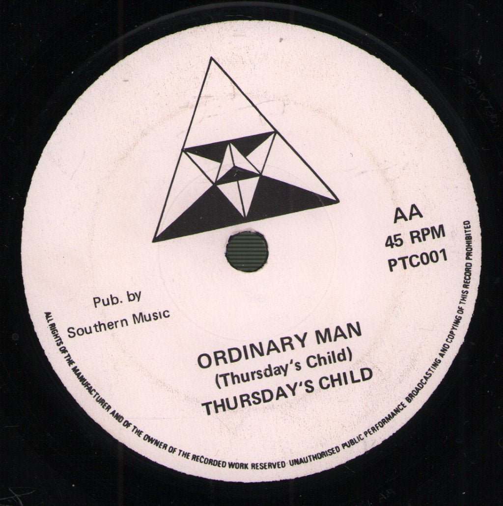 Thursday's Child - I Spy / Ordinary Man - 7 Inch
