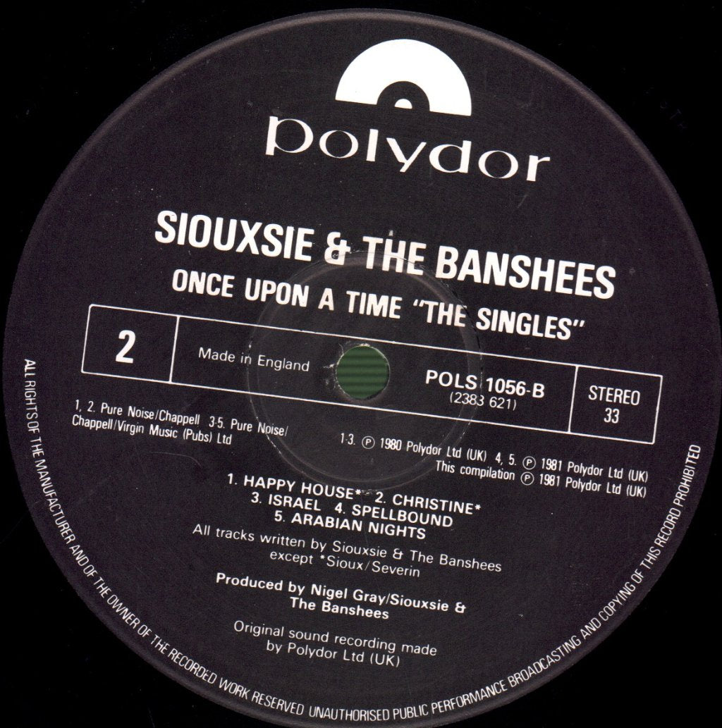 Siouxsie And The Banshees - Once Upon A Time The Singles - Lp