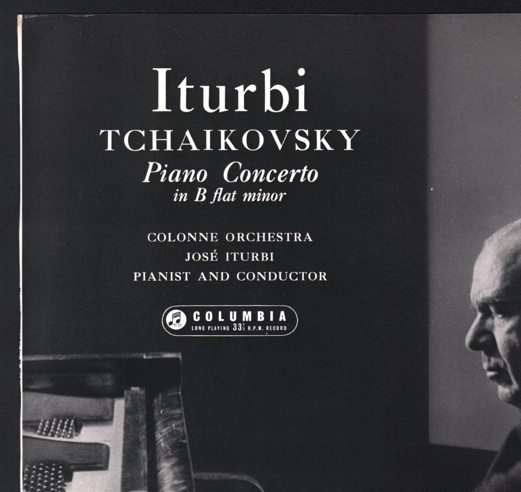 Jose Iturbi / Colonne Orchestra - Tchaikovsky - Piano Concerto in B flat minor - Lp