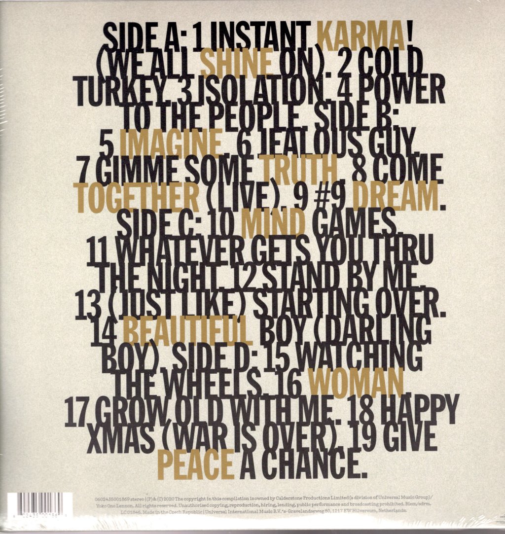 John Lennon - Gimme Some Truth - Double Lp