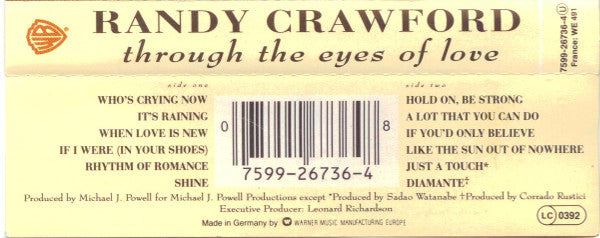 Randy Crawford - Through The Eyes Of Love - Cassette