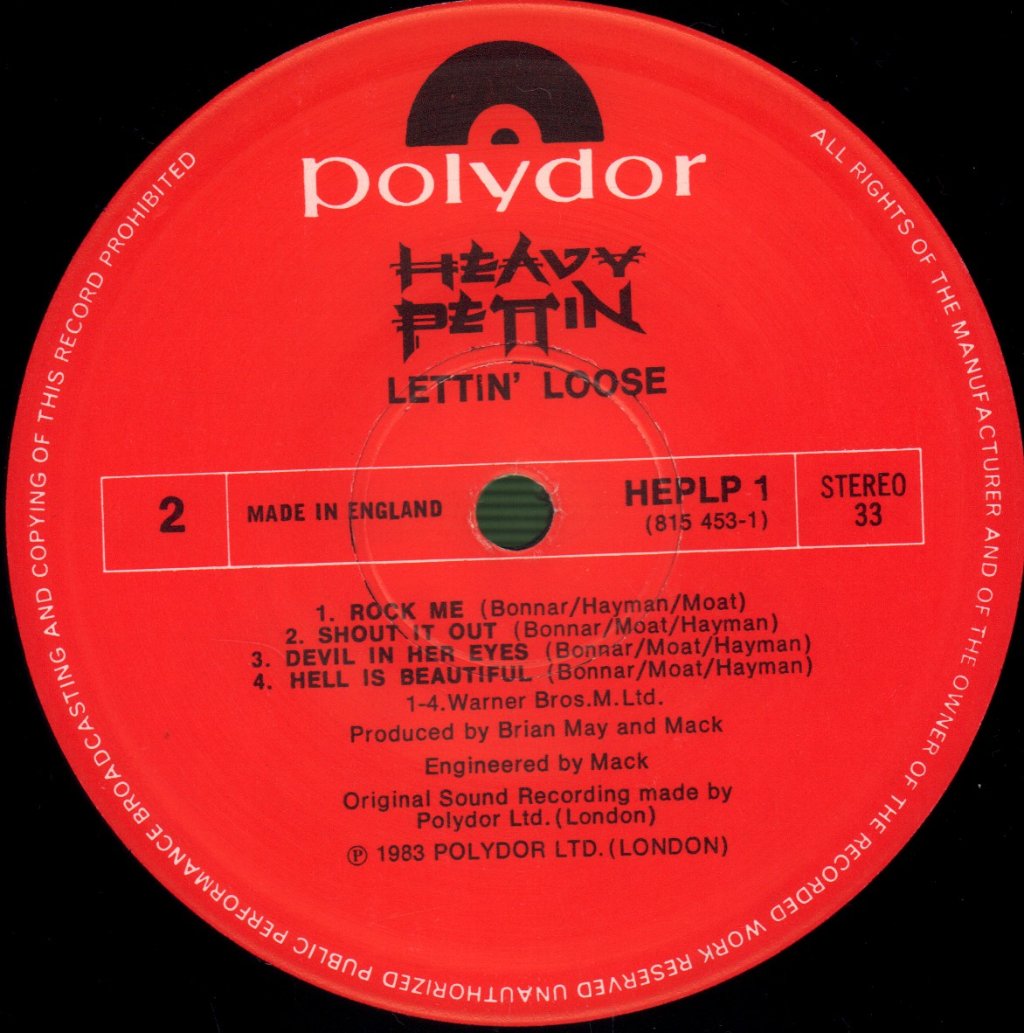 Heavy Pettin - Lettin Loose - Lp