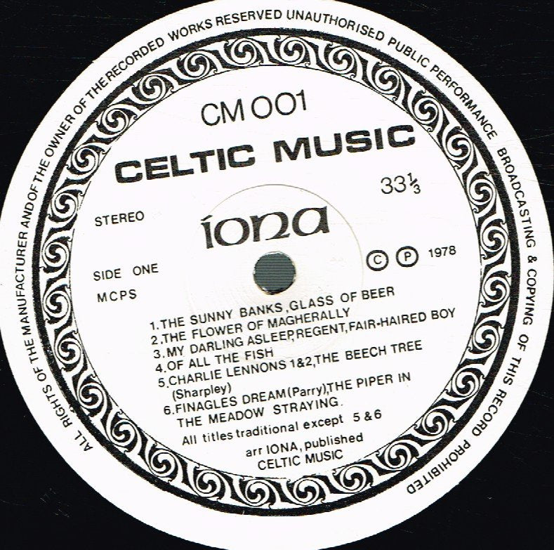 Iona (70'S Folk Group) - Iona - Lp