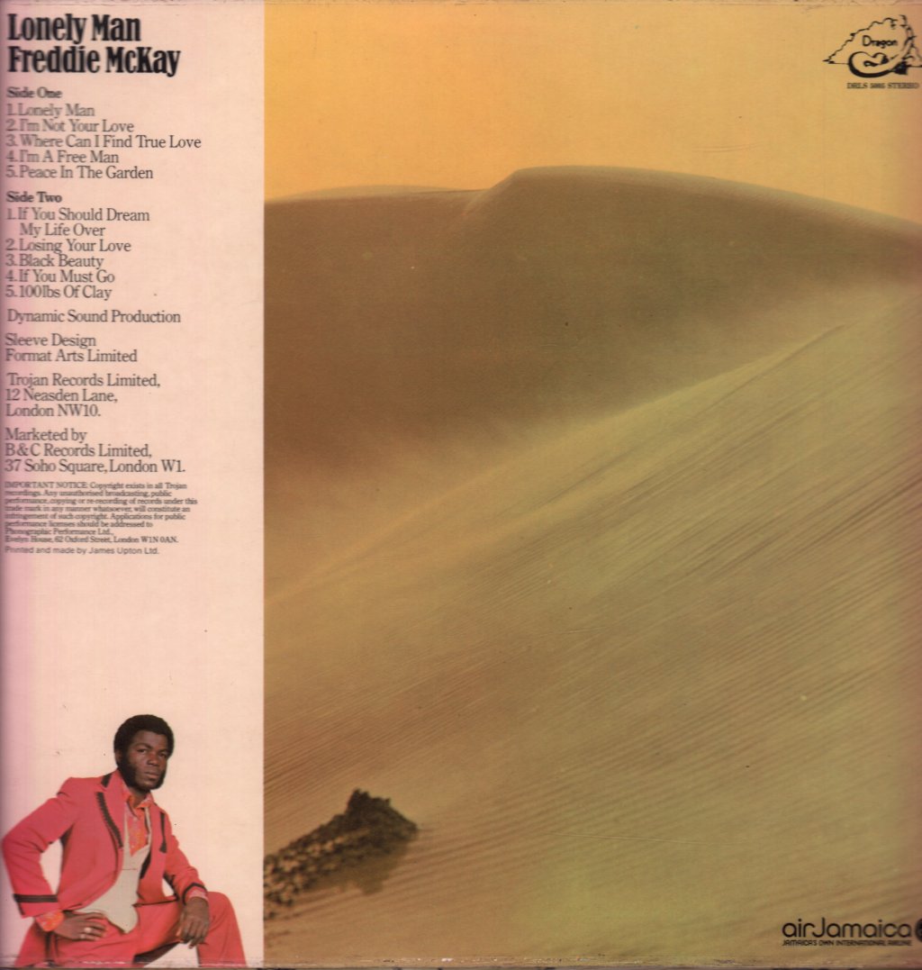 Freddie Mckay - Lonely Man - Lp