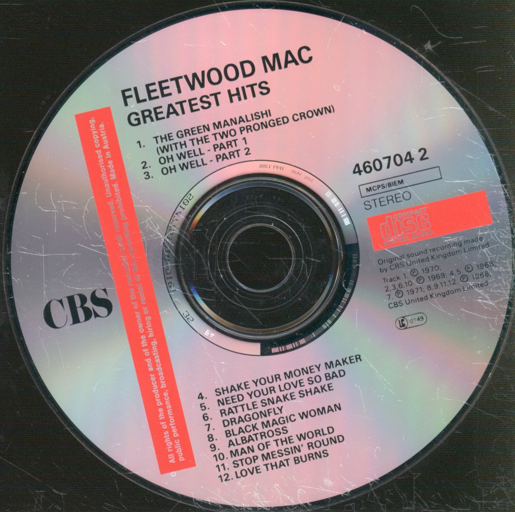 Fleetwood Mac - Fleetwood Mac's Greatest Hits - Cd