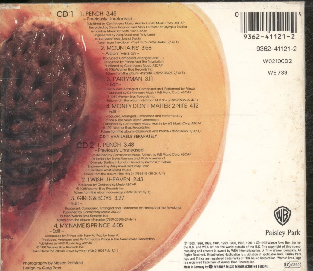 Prince - Peach - Cd