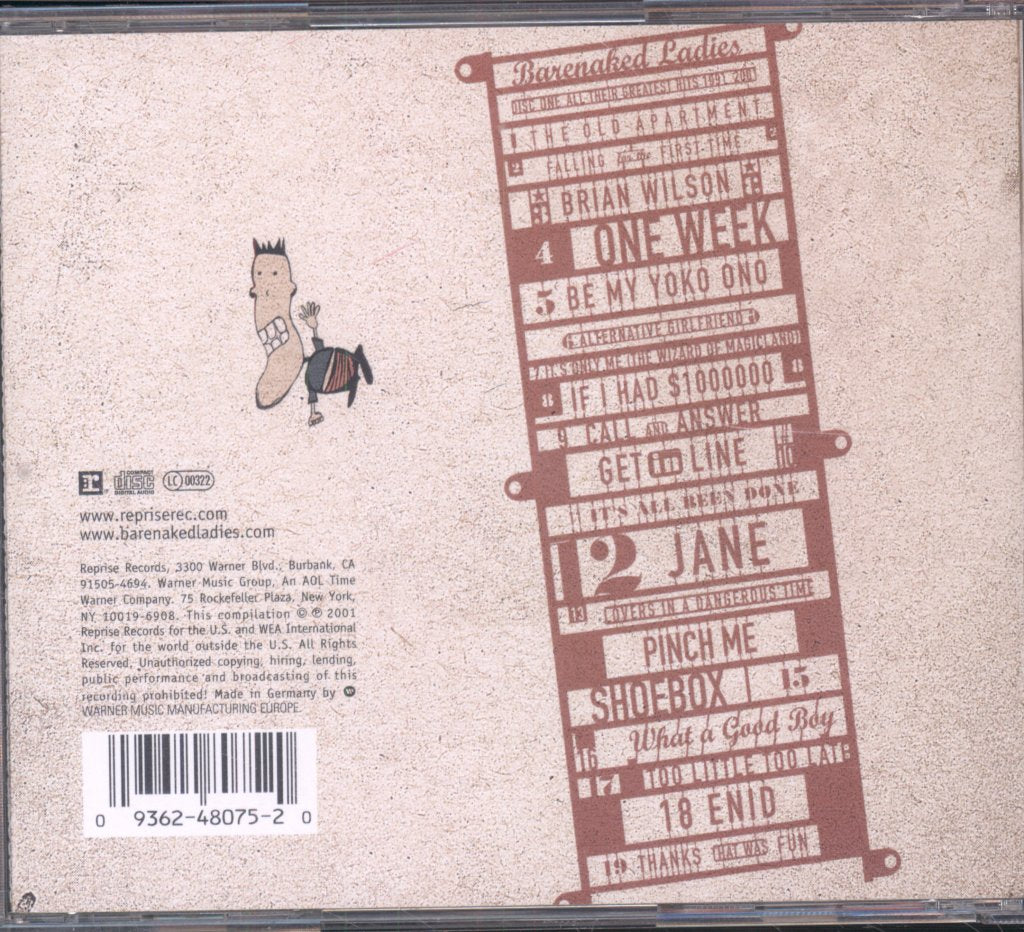 Barenaked Ladies - Disc One: All Their Greatest Hits (1991-2001) - Cd