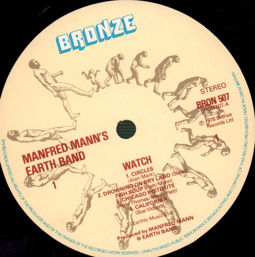 Manfred Mann's Earth Band - Watch - Lp