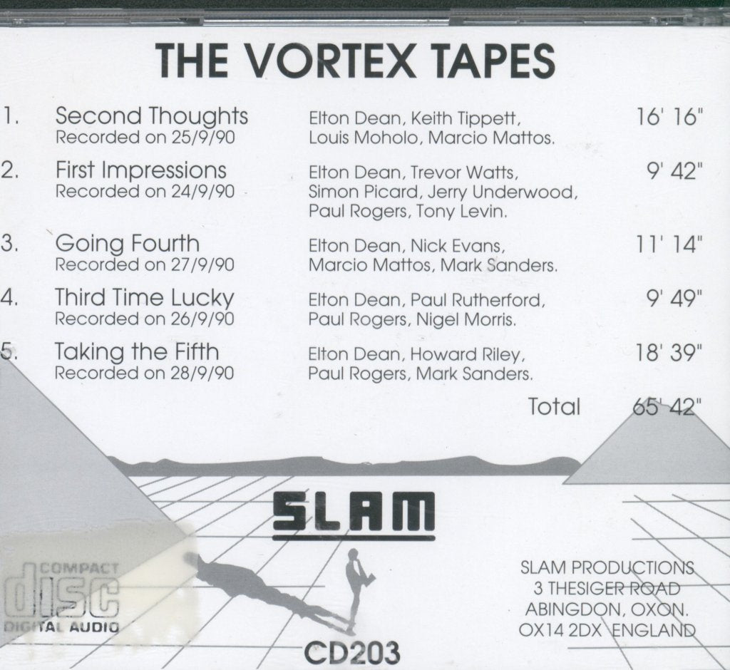 Elton Dean - Vortex Tapes - Cd