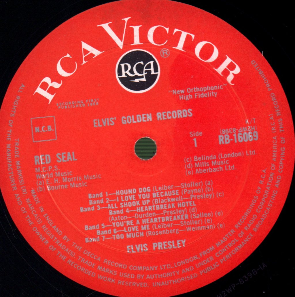 Elvis Presley - Elvis' Golden Records - Lp