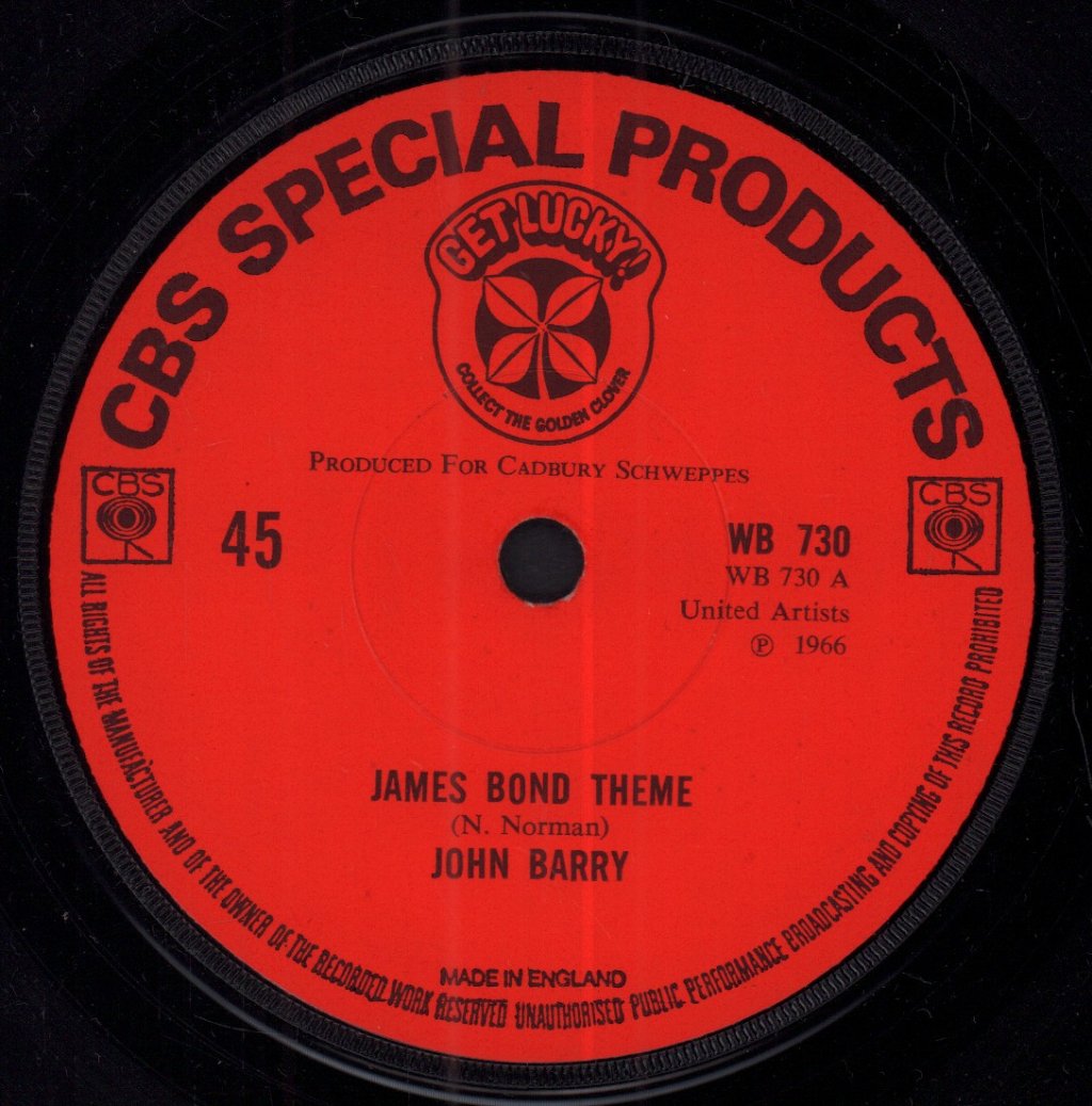 John Barry/Ray Conniff - James Bond Theme/Love Is Blue - 7 Inch