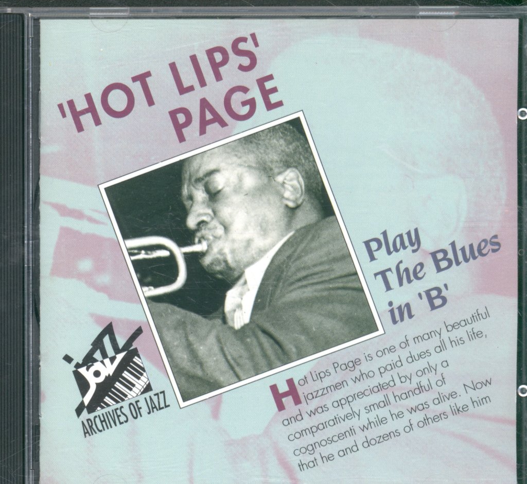 Hot Lips Page - Play The Blues In 'B' - Cd