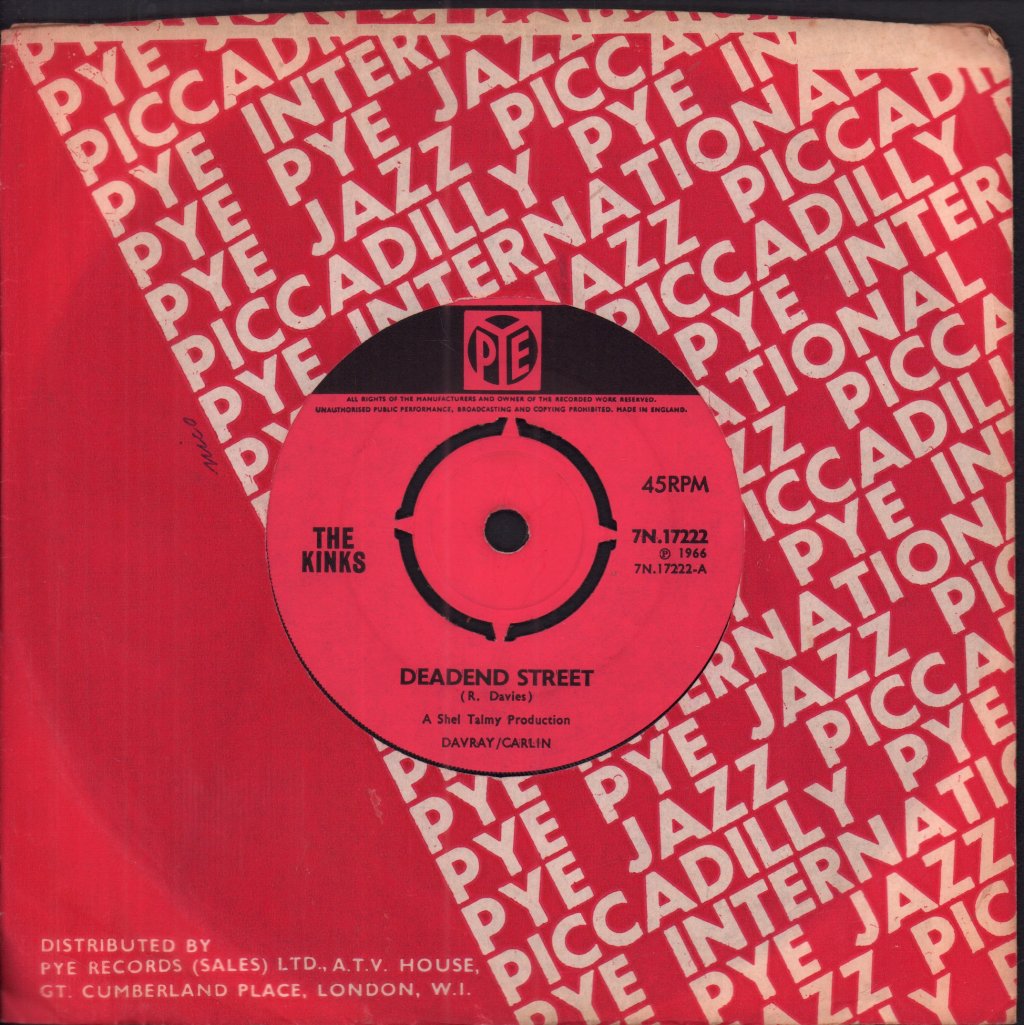 Kinks - Deadend Street - 7 Inch