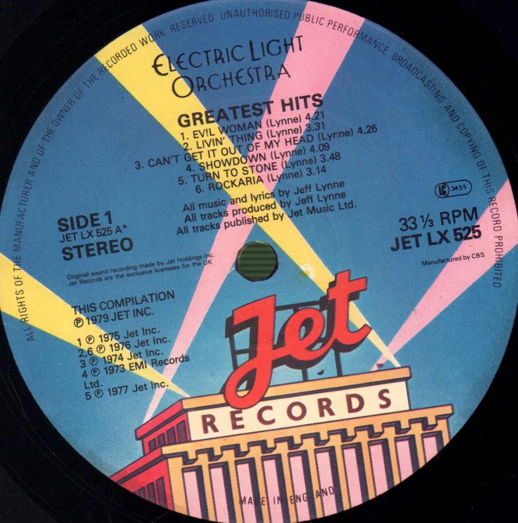 Electric Light Orchestra - Greatest Hits - Lp