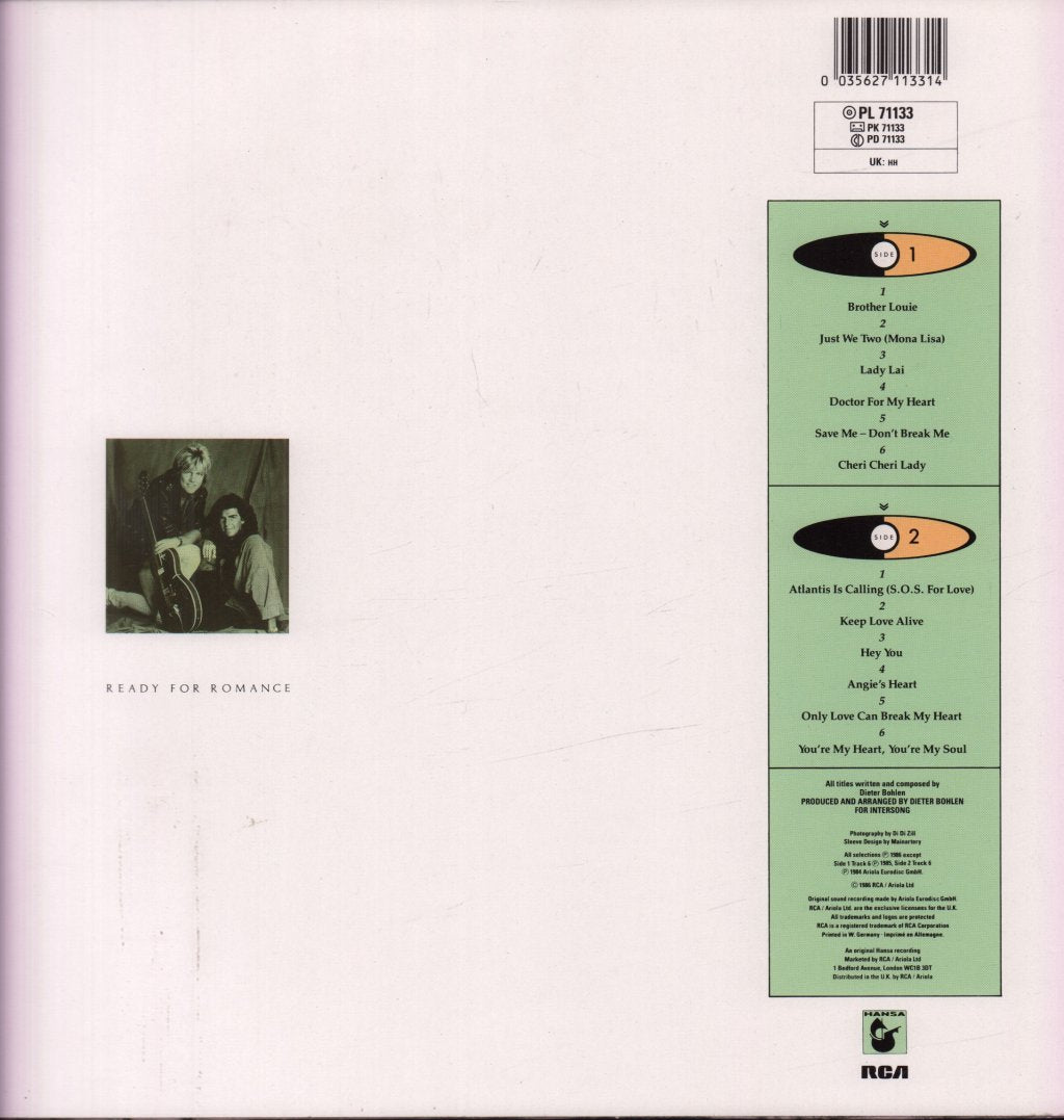 Modern Talking - Ready For Romance - Lp