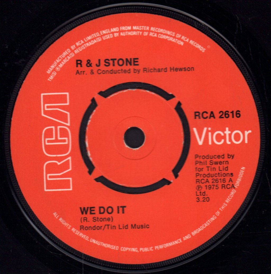 R And J Stone - We Do It - 7 Inch