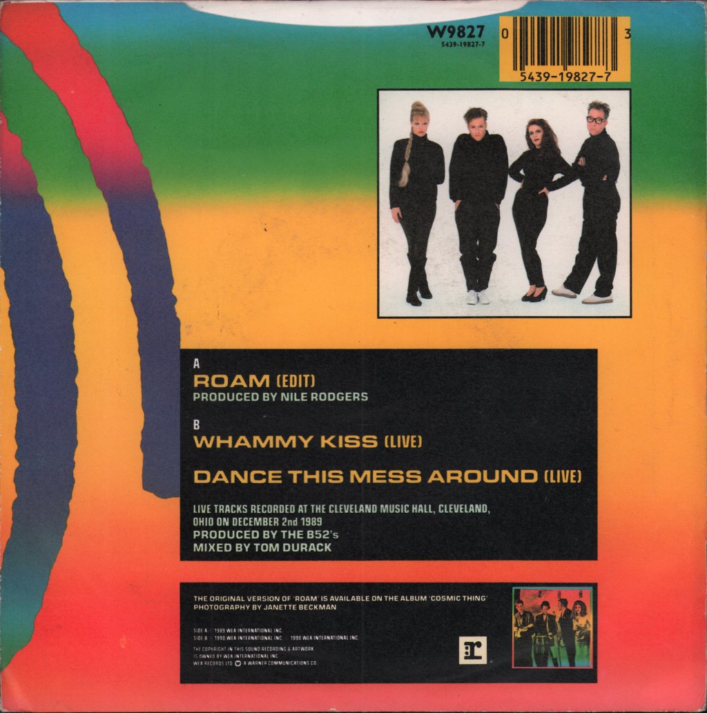 B-52's - Roam - 7 Inch