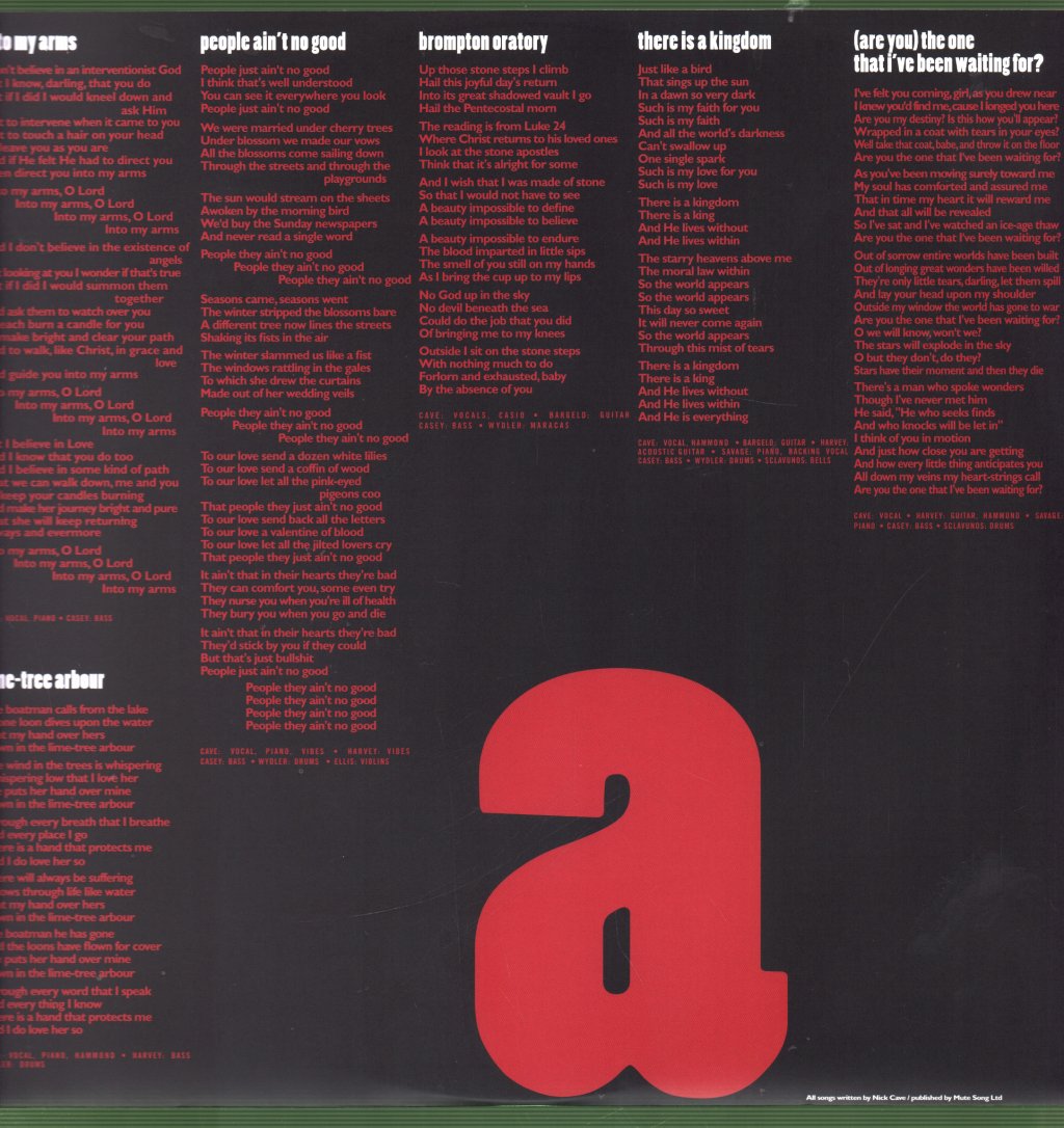 Nick Cave And The Bad Seeds - Boatman's Call - Lp