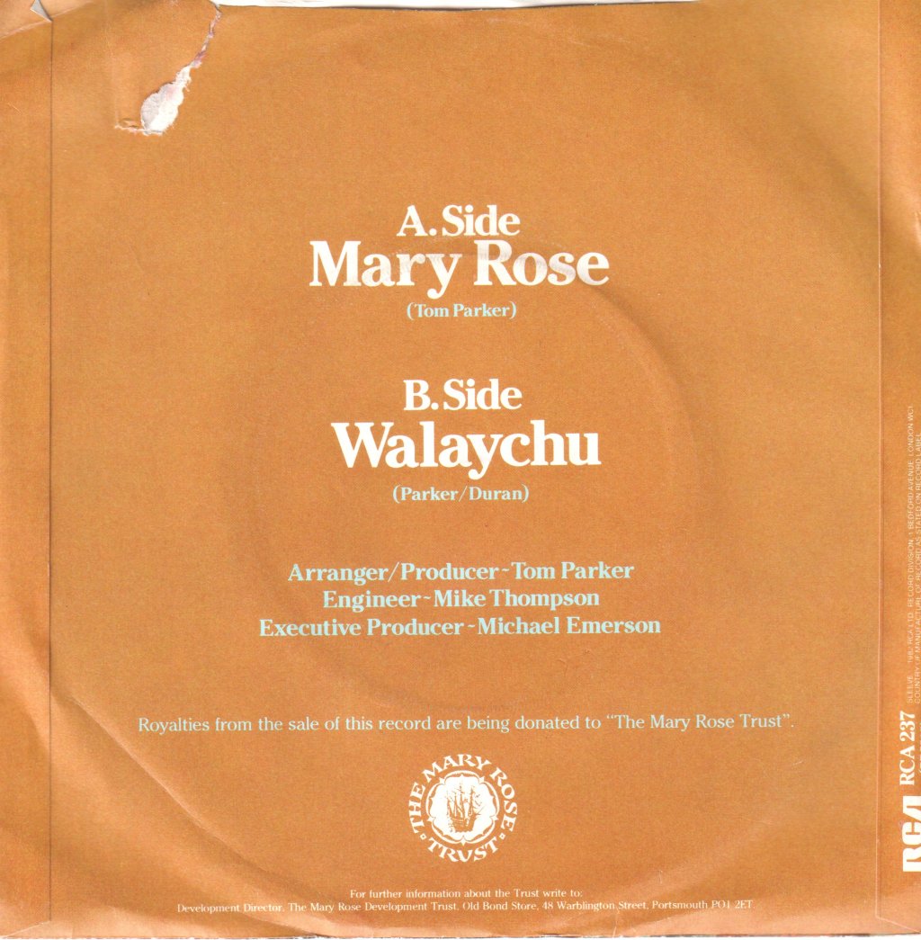 Elena Duran - Mary Rose - 7 Inch