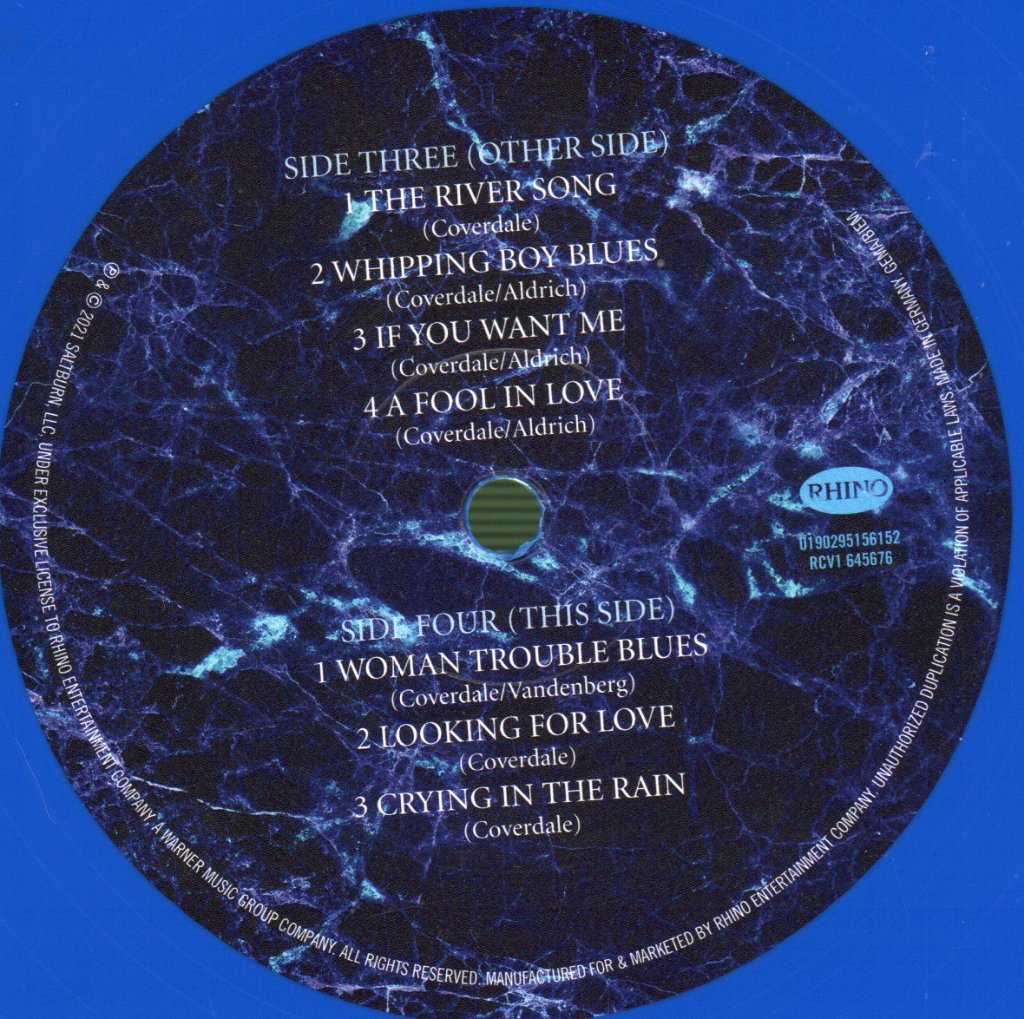 Whitesnake - Blues Album - MMXXI - Double Lp