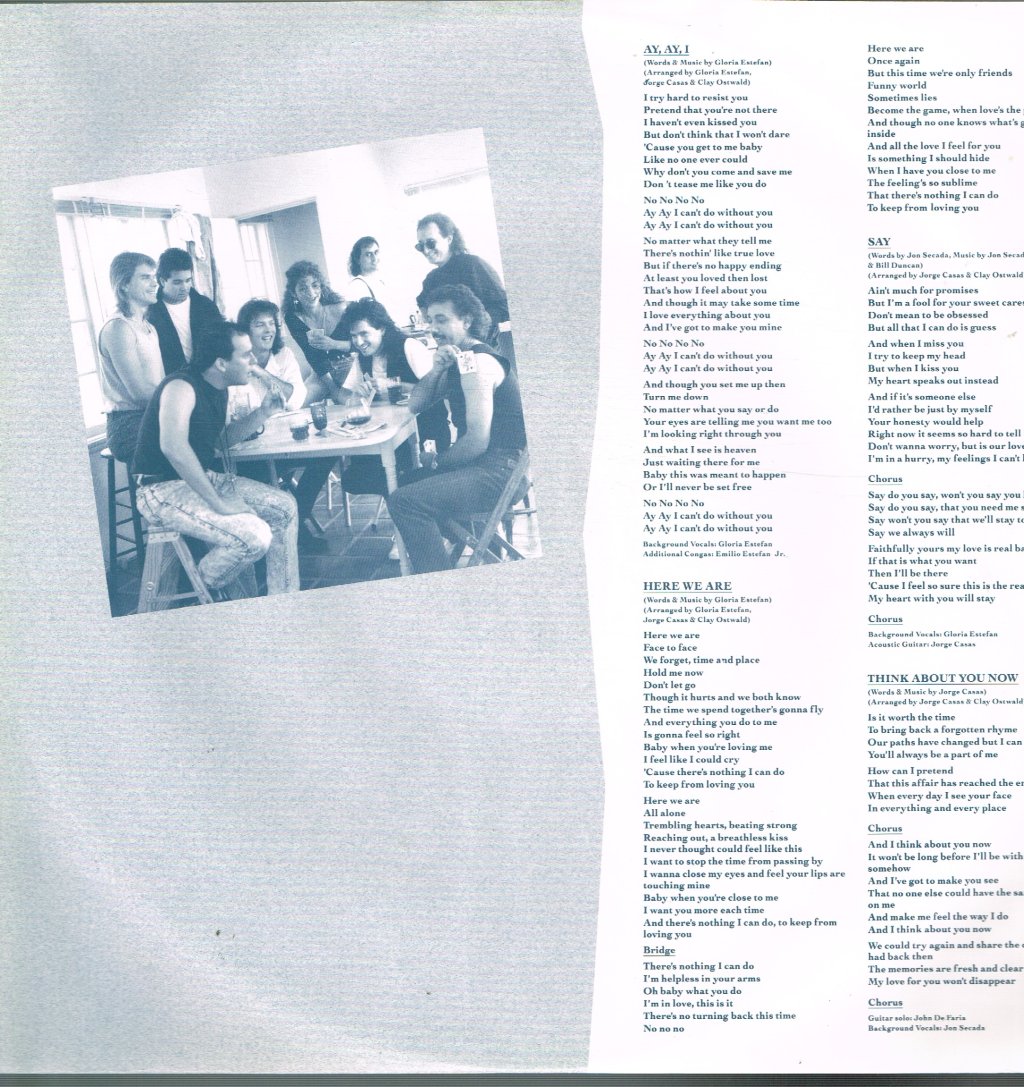Gloria Estefan - Cuts Both Ways - Lp