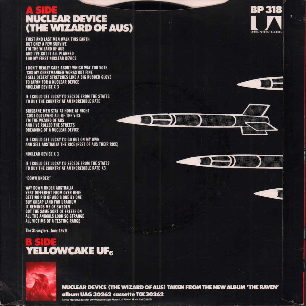 Stranglers - Nuclear Device - 7 Inch