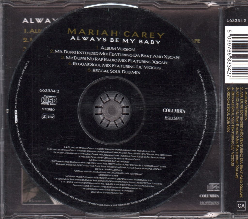 Mariah Carey - Always Be My Baby - Cd