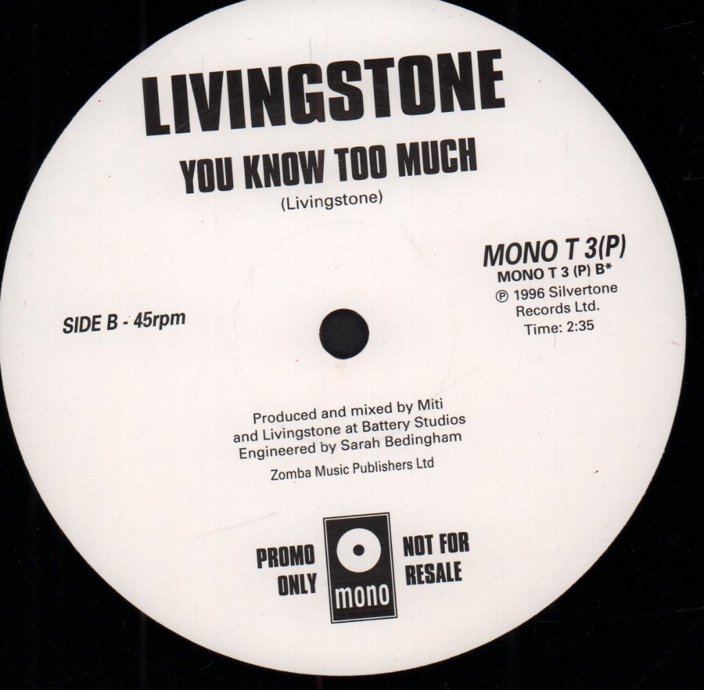 Livingstone - Call Around - 10 Inch
