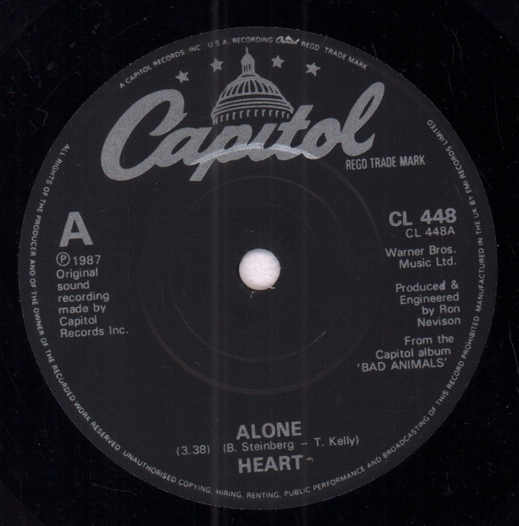 Heart - Alone - 7 Inch