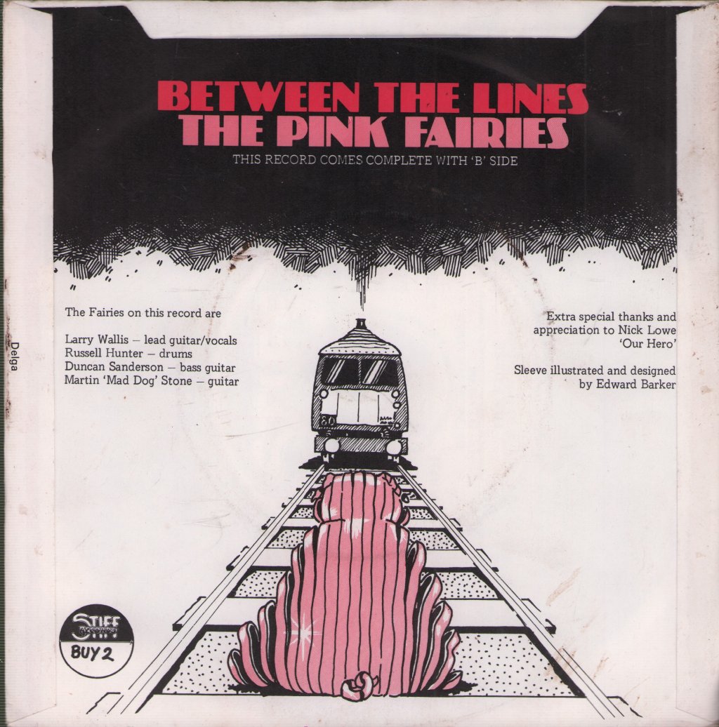 Pink Fairies - Between The Lines - 7 Inch