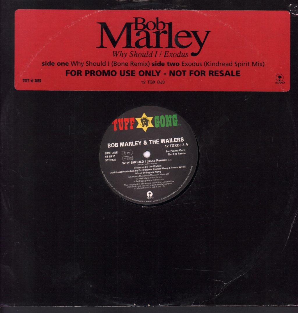 Bob Marley - Why Should I / Exodus - 12 Inch