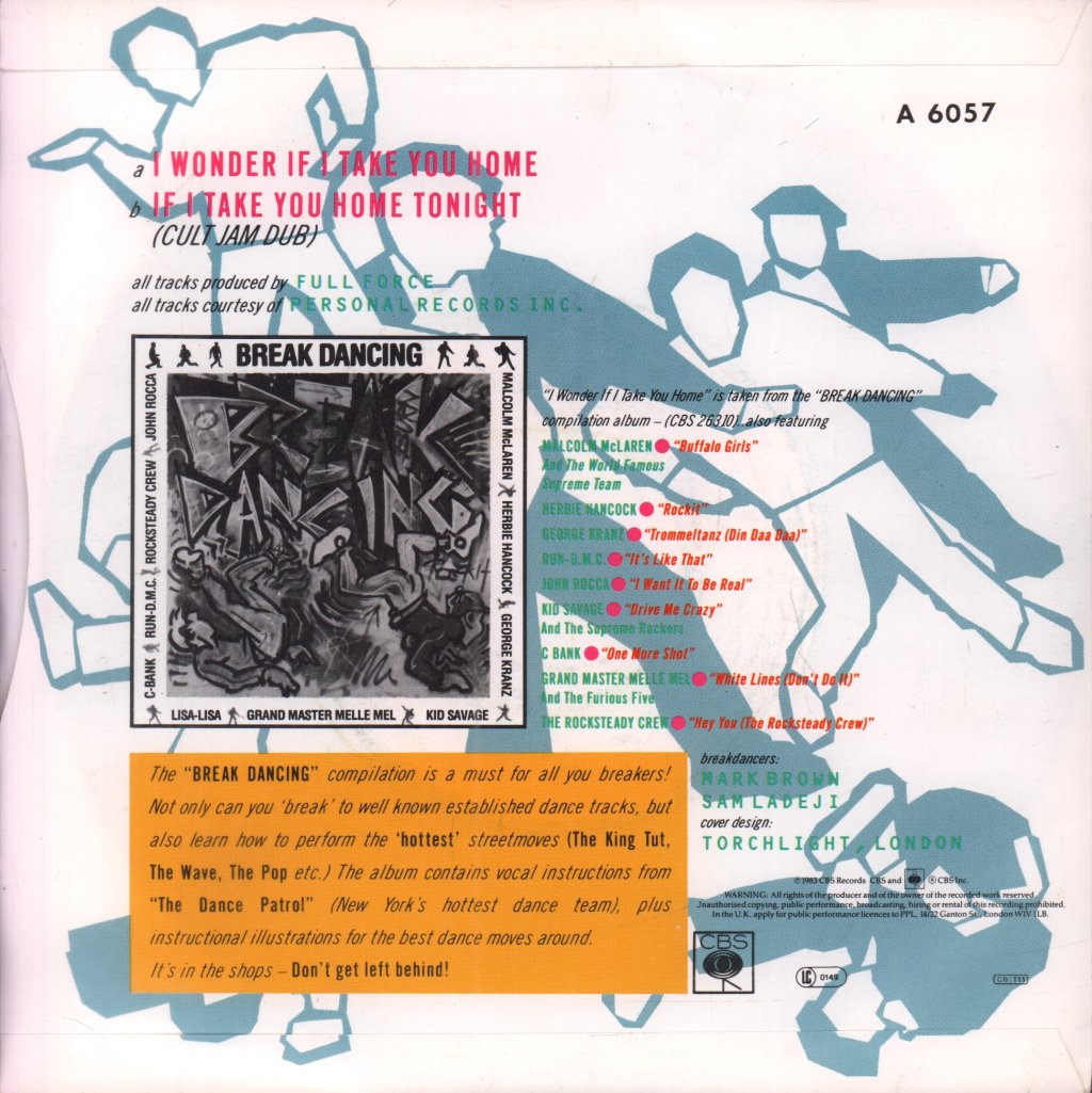 Lisa Lisa And Cult Jam With Full Force - I Wonder If I Take You Home - 7 Inch
