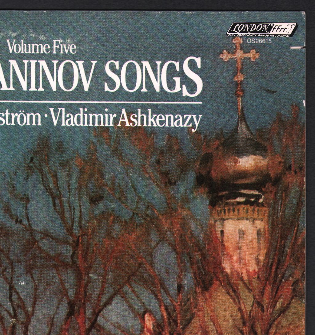 Elisabeth Soderstrom / Vladimir Ashkenazy - Rachmaninov Songs - Lp