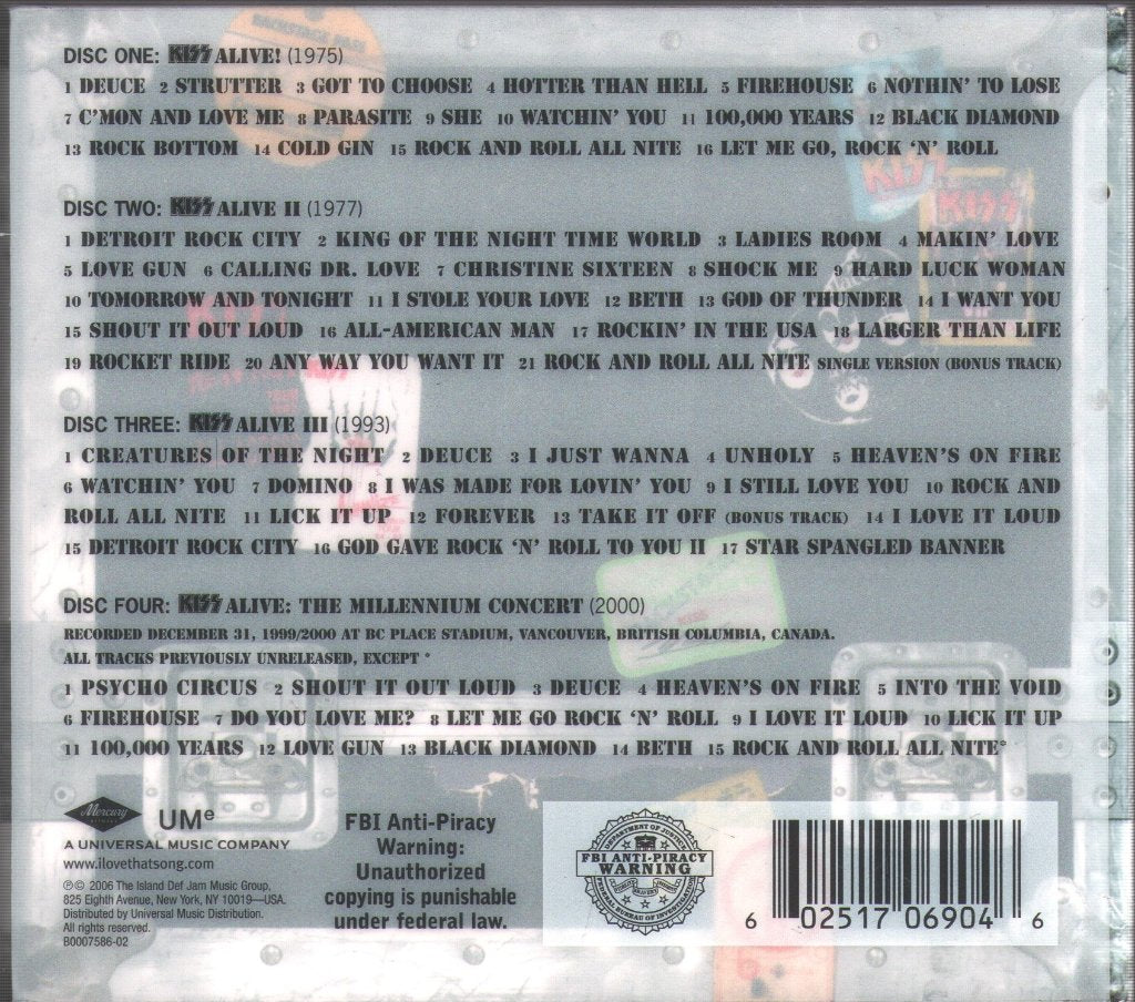Kiss - Alive! 1975-2000 - Cd Set