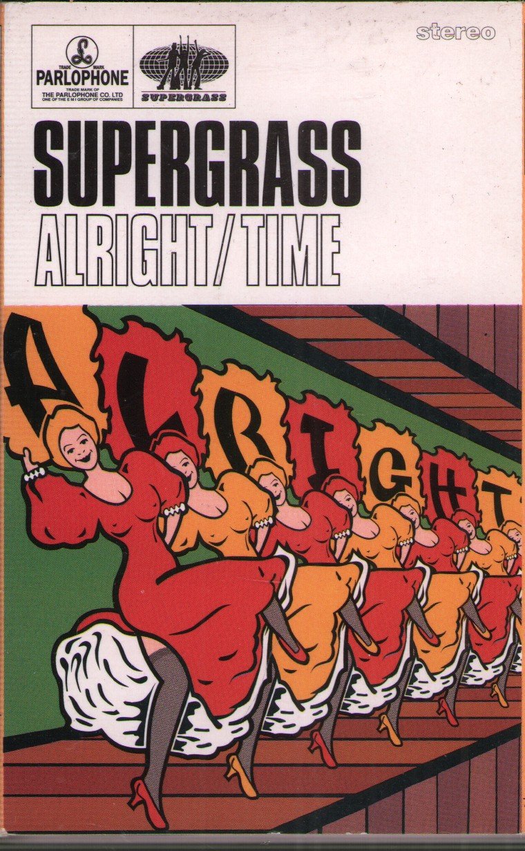Supergrass - Alright / Time - Cassette