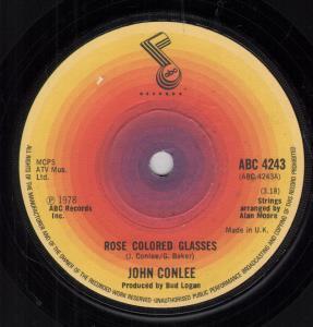 John Conlee - Rose Colored Glasses - 7 Inch
