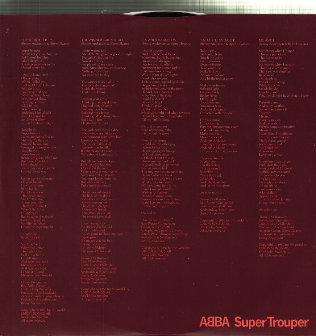 ABBA - Super Trouper - Lp