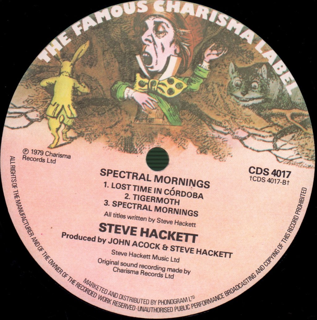 Steve Hackett - Spectral Mornings - Lp