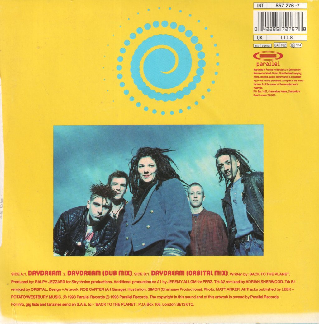 Back To The Planet - Daydream - 7 Inch